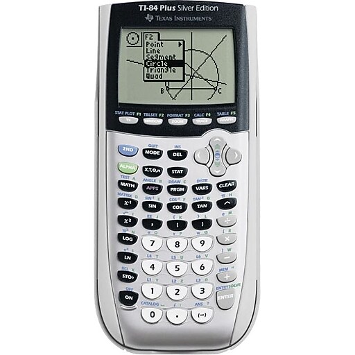 Texas Instruments TI84 CE Color Screen Graphing Calculator, Silver