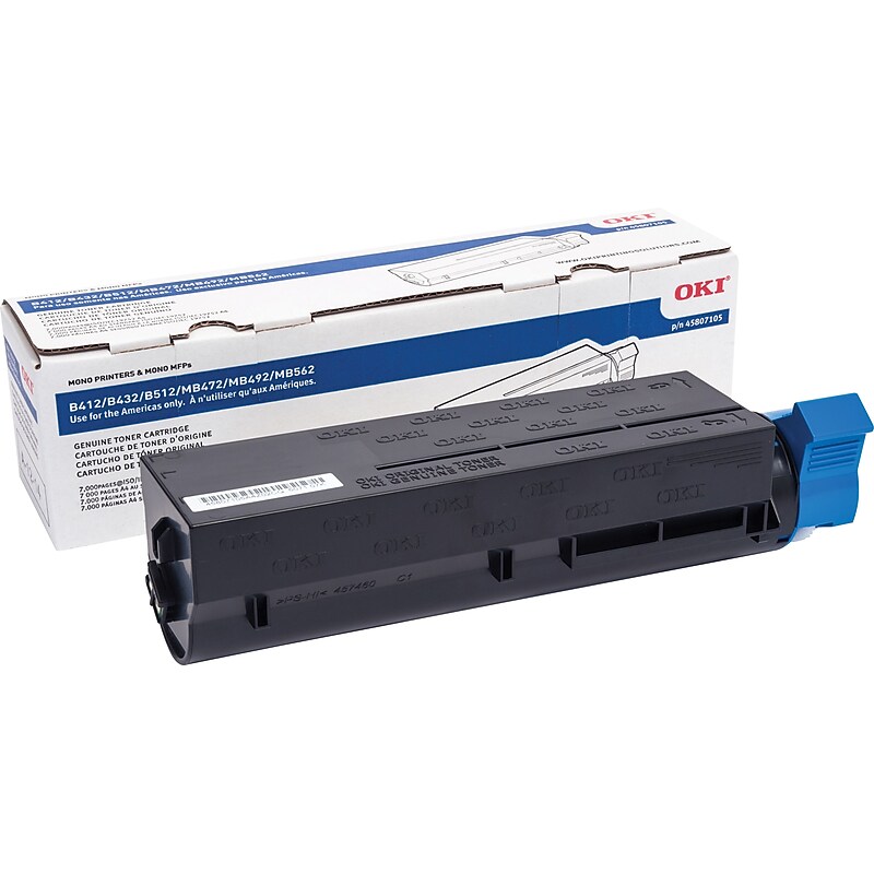 OKI 45807105 Black High Yield Toner Cartridge (4104456) image 1