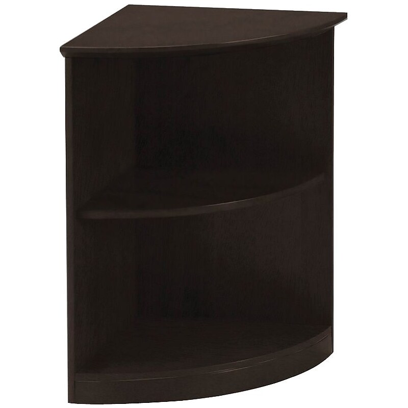 Safco Medina 2 Shelf 29 1/2"H Bookcase, Mocha (MVBQ2LDC) image 1
