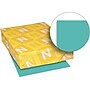 Neenah Paper Exact Brights Paper, 20 lbs., 8.5" x 11", Bright Aqua, 500 Sheets/Ream (26811)~#|#~s0947427_sc7