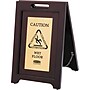 Rubbermaid "Caution Wet Floor" Free-Standing Floor Sign, 15" x  22.25" (RCP1867507)~#|#~s0947512_sc7