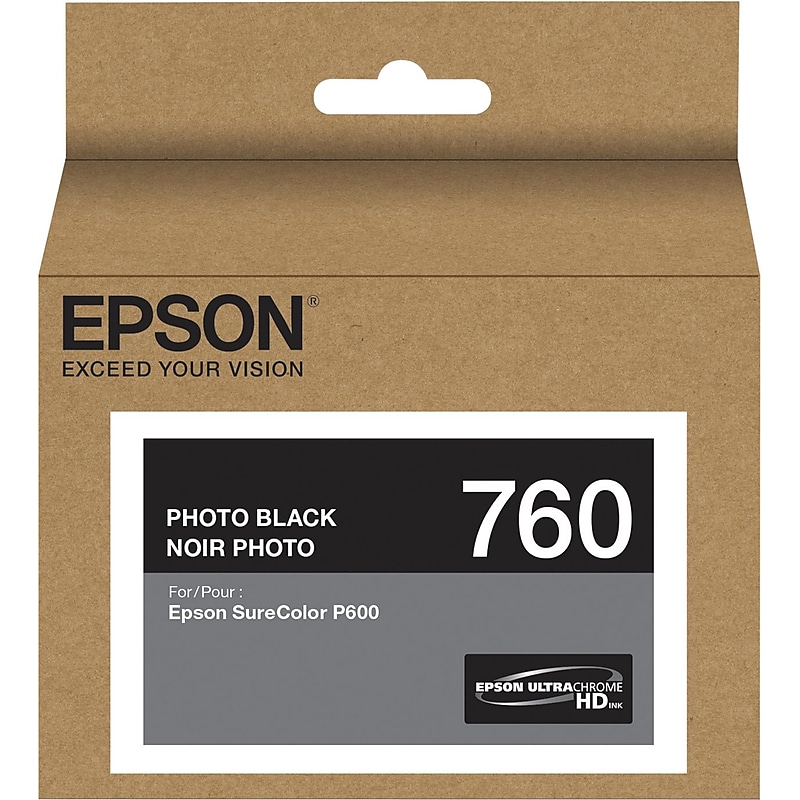 Epson 760 Ultrachrome Black Standard Yield Ink Cartridge image 1
