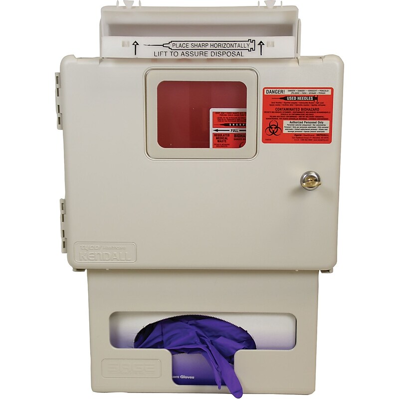Unimed Kendall/Covidien Locking Sharps Container, 5 Quart (SSGB00056H) image 1