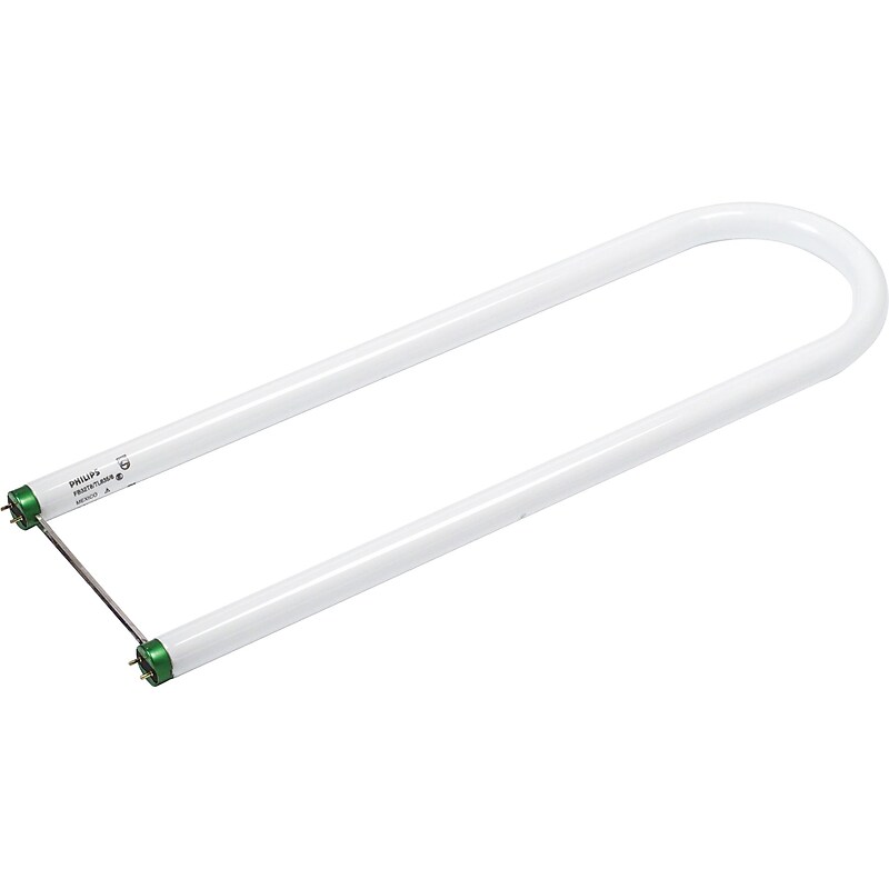Philips Linear Fluorescent T8 U Bend Lamp, 32 Watts, Bright White, 20/Carton (378802) image 1