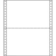 Printworks® Professional Blank Computer Paper, 9 1/2" x 5 1/2", White, 5000 Sheets