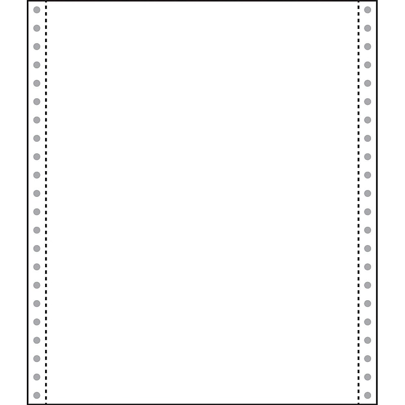 Printworks Professional 9 1/2" x 11" Computer Paper, White, 2200/Carton (02715) image 1