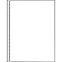 Printworks Professional 8.5" x 11" 20 lbs. Perforated at 4 1/2" Punched Paper, White, 2500/Case (04145P)~#|#~s0950032_sc7
