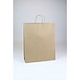 Bonita Pioneer Queen Shopper 19" x 16" x 6" Kraft Paper Shopping Bags, Kraft, 200/Carton (BGS110K)~#|#~s0950305_sc7