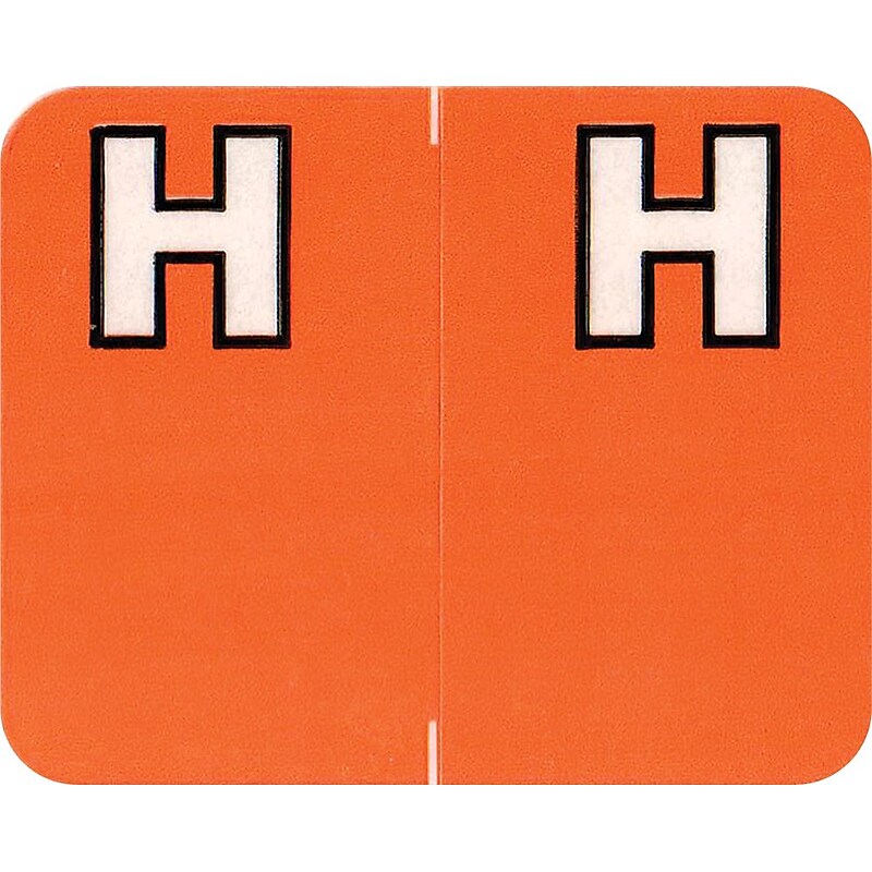 Medical Arts Press Alpha Labels on Roll,  Letter H, 750/Roll (39898) image 1