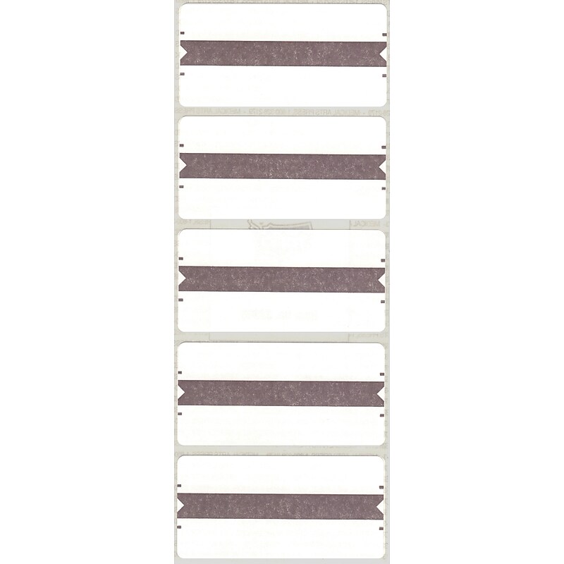 Medical Arts Press Wraparound Name Labels, Gray, 250/Pack (32606) image 1