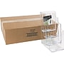 Deflect-O Docuholder Brochure Holder, 4.875" x 10", Vertical, Desktop/Wall, Crystal Clear Plastic, 4/Carton (77701)~#|#~s0951638_sc7
