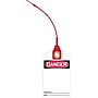 Accuform Loop 'n Lock Tie Tags, DANGER (BLANK), RP-Plastic, 10/Pack (TAK615)~#|#~s0952537_sc7