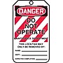 Accuform Safety Tag, DANGER DO NOT OPERATE-MAINTENANCE DEPARTMENT, 5¾"x3¼", RP-Plastic, 25/Pack (MLT401PTP)~#|#~s0952750_sc7