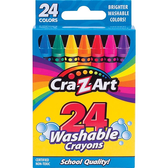 【美品】CRAYON POP サイン入りバッグ・ステッカーセット 2013年 Cra-Z-Art Super Washable Markers 10ct And Crayons 24ct