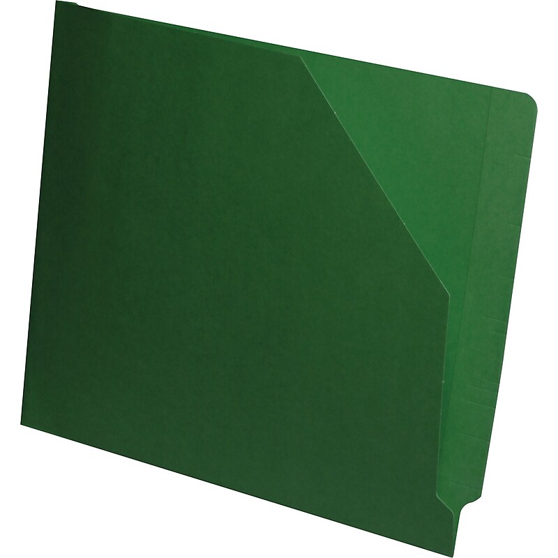 Medical Arts Press File Pocket, Letter Size, Green, 100/Box (51439GN) image 1