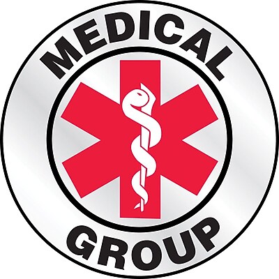 Set Of 6 Self-Adhesive Vinyl First Aid Cross Stickers For Car Or Box Decals