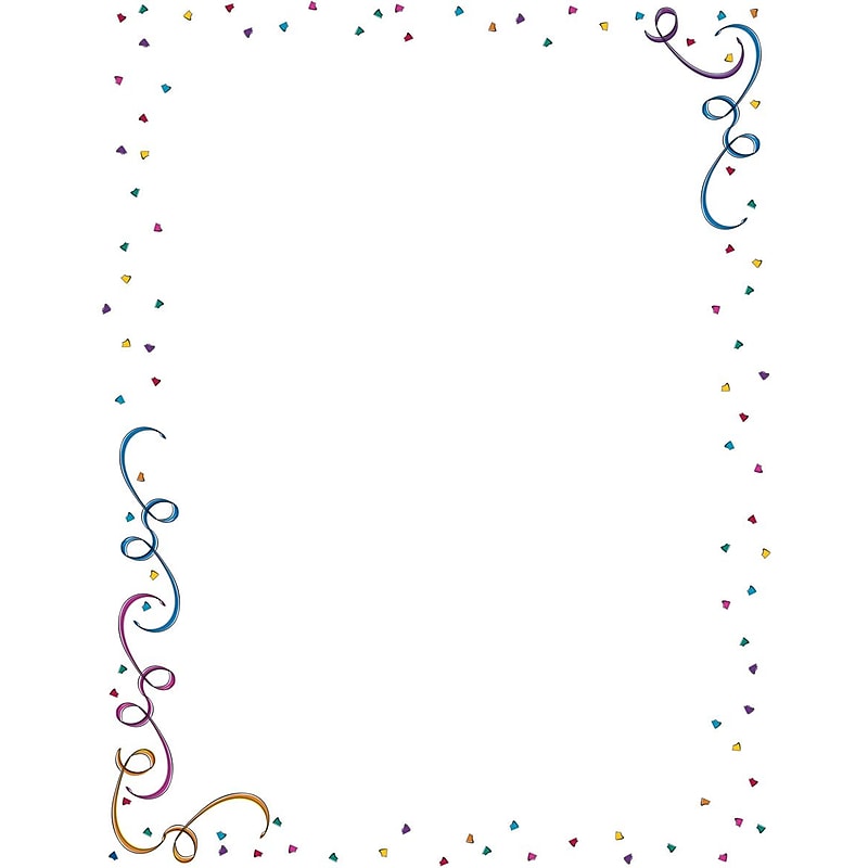 Great Papers Party Elements Letterhead, 80/Pack image 1
