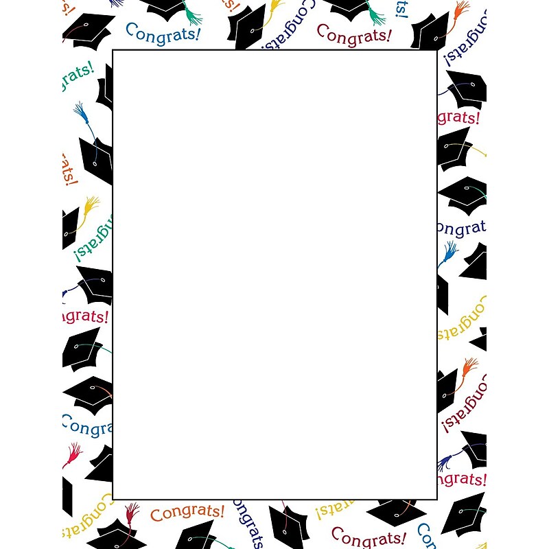 Great Papers 8.5" x 11" Graduation Letterhead 80/Pack (2014242) image 1