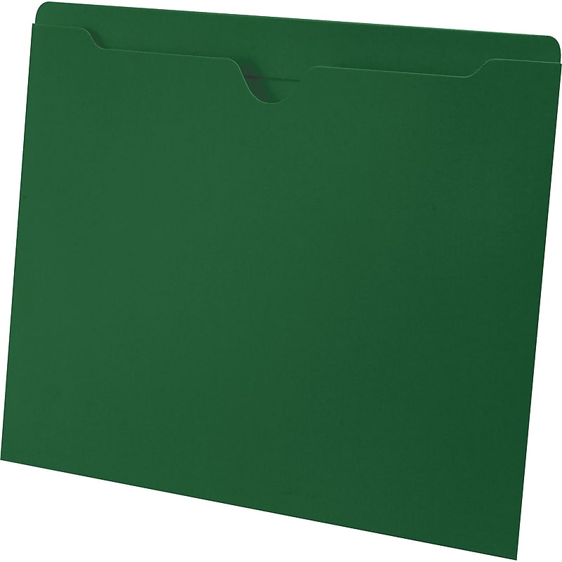 Medical Arts Press®  File Pocket, Letter Size, Green, 100/Box (55475GN) image 1