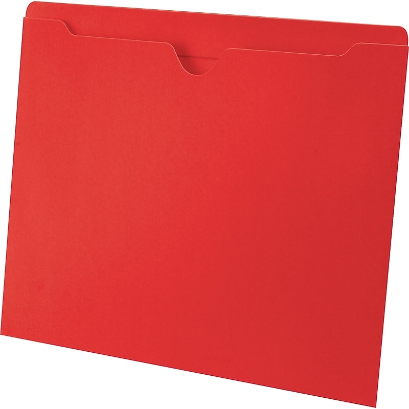 Medical Arts Press®  File Pocket, Letter Size, Red, 100/Box (55475RD) image 1