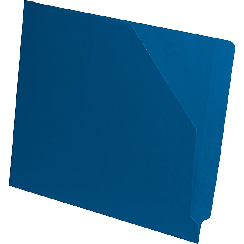 Medical Arts Press File Pocket, Letter Size, Blue, 100/Box (51439BE) image 1