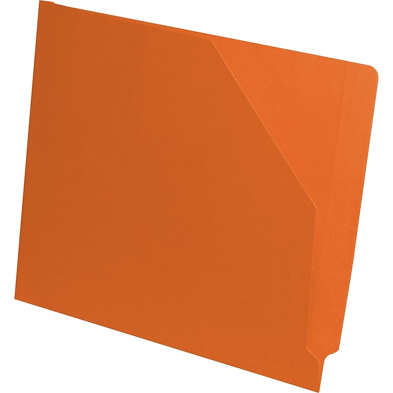 Medical Arts Press File Pocket, Letter Size, Orange, 100/Box (51439OE) image 1