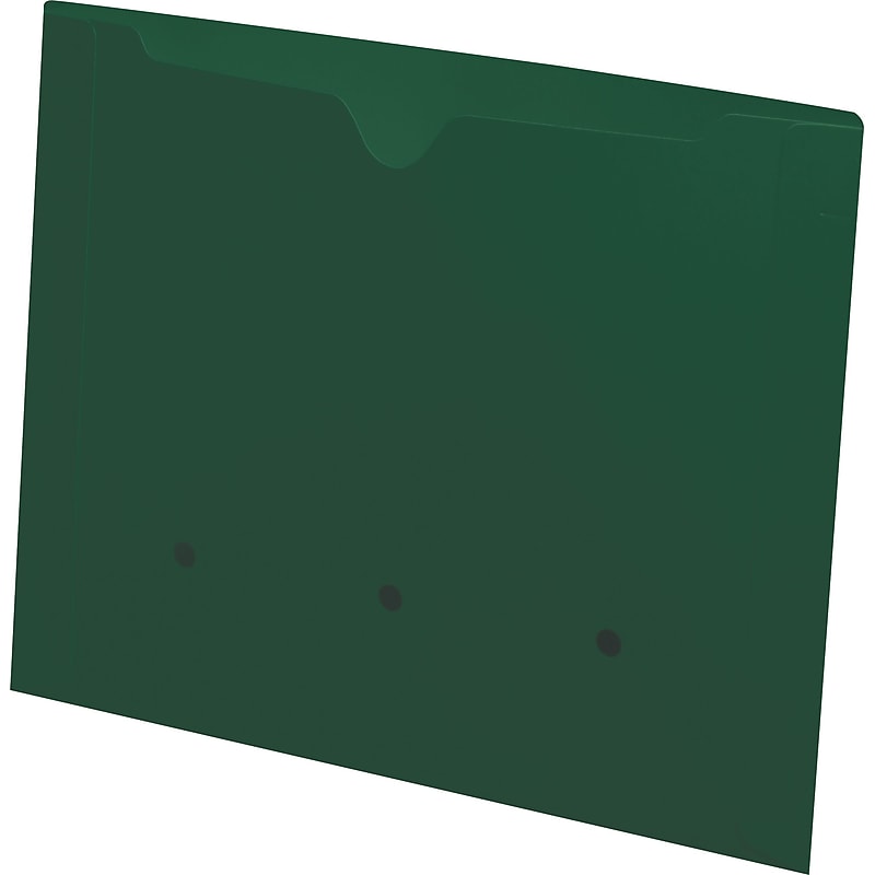 Medical Arts Press®  File Pocket, Letter Size, Green, 50/Box (52394GN) image 1