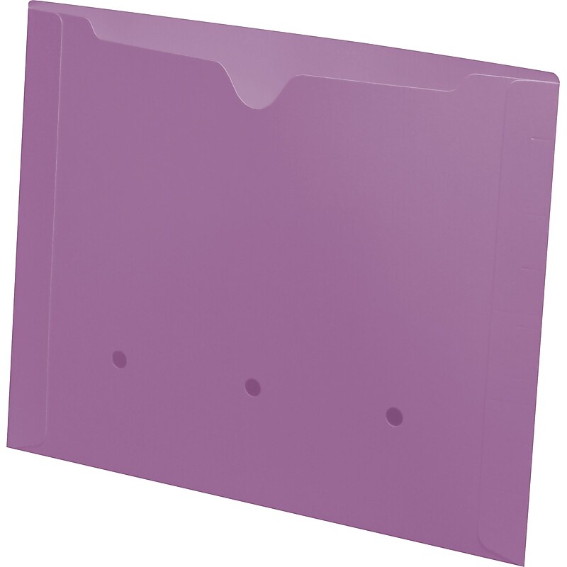 Medical Arts Press®  File Pocket, Letter Size, Lavender, 50/Box (52394LV) image 1