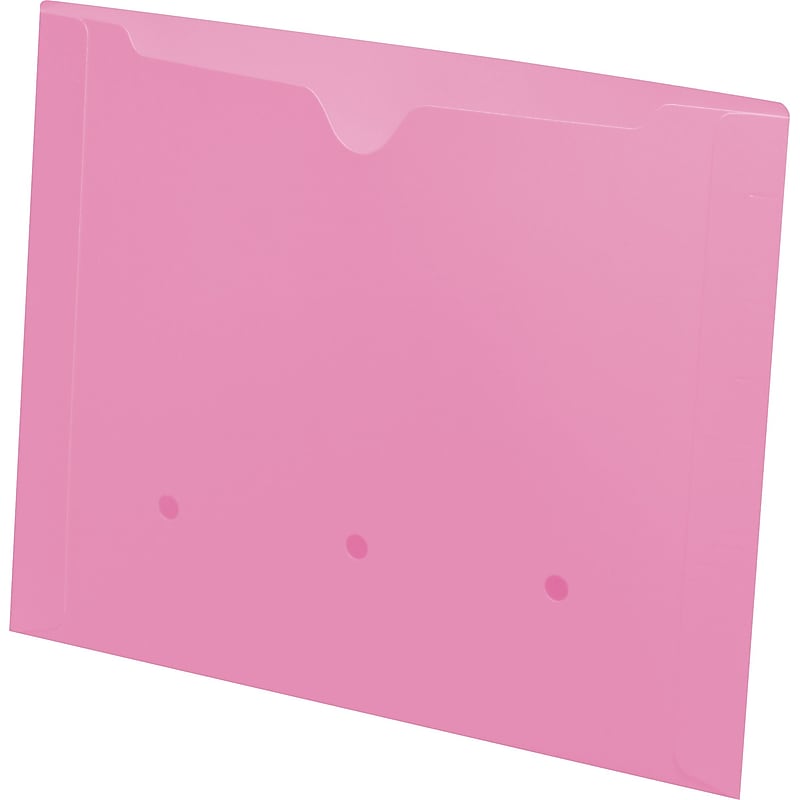 Medical Arts Press®  File Pocket, Letter Size, Pink, 50/Box (52394PK) image 1