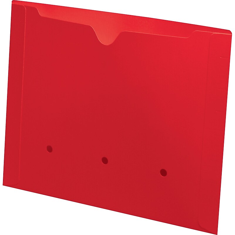 Medical Arts Press®  File Pocket, Letter Size, Red, 50/Box (52394RD) image 1