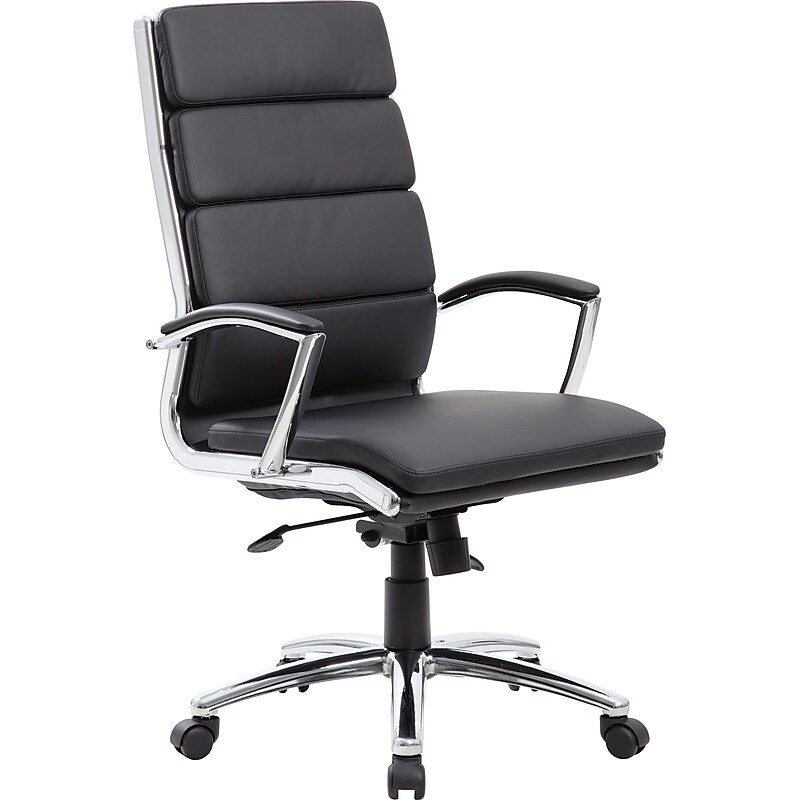 Boss Office Products CaressoftPlus Executive Chair, Black (B9471-BK) image 1