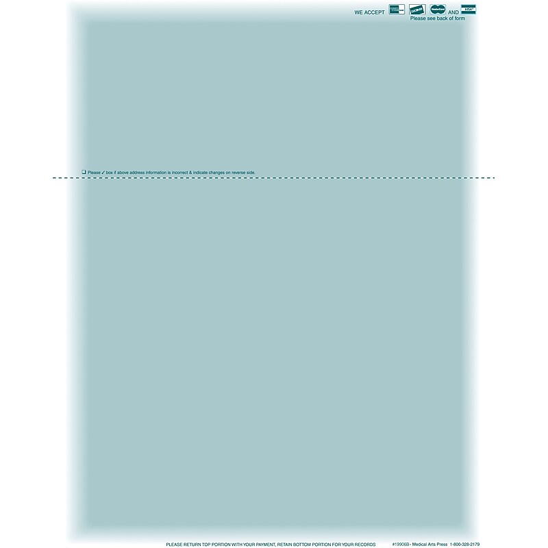 Medical Arts Press Invoices, 8-1/2" x 11", 500 Sets/Book, 510/Pack (19906B) image 1