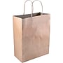 Cosco 10" x 8" x 4.5" Kraft Paper Shopping Bags, Brown, 50/Box (098375)~#|#~s0957649_sc7