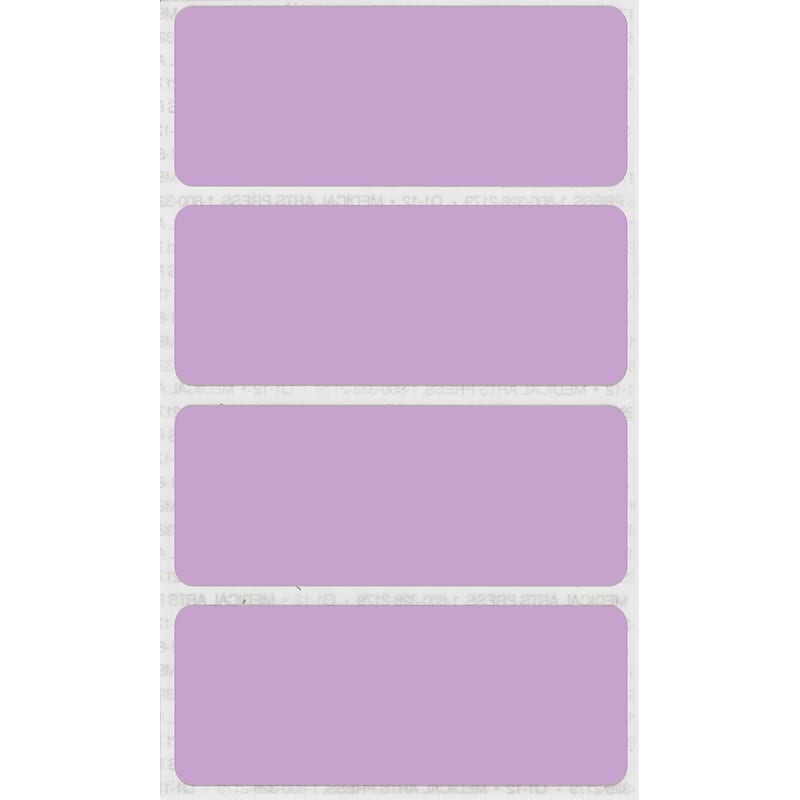 See-Thru Full Color Label Protectors, Lavender, 250/Roll (32811) image 1