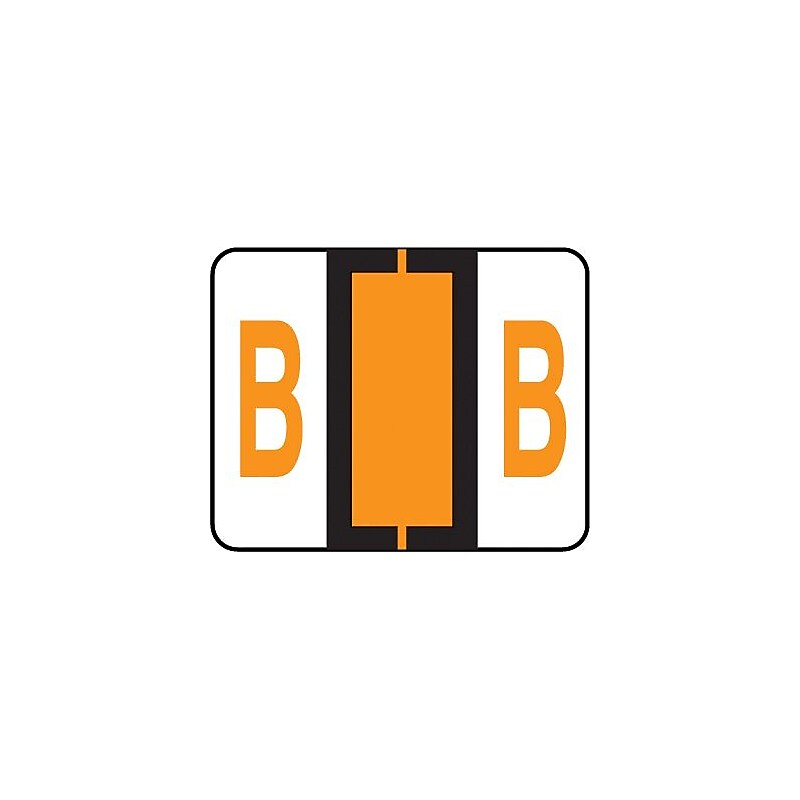 Medical Arts Press TAB Products Compatible Alpha Binder Sheet Style Labels, Letter B, 280/Pack (39936) image 1