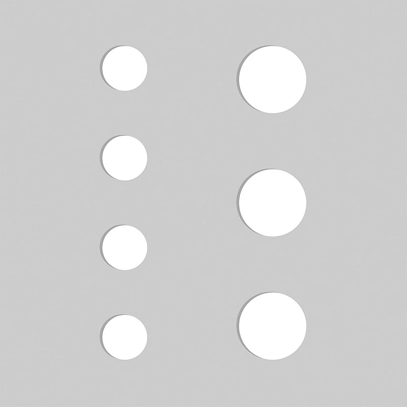 Accuform Floor Marking Stencil, DOTS, 24" x 24", Plastic (PMS219) image 1