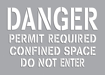 Confined Space Status Safety Tag: Confined Space Entry Permit PF - View #4