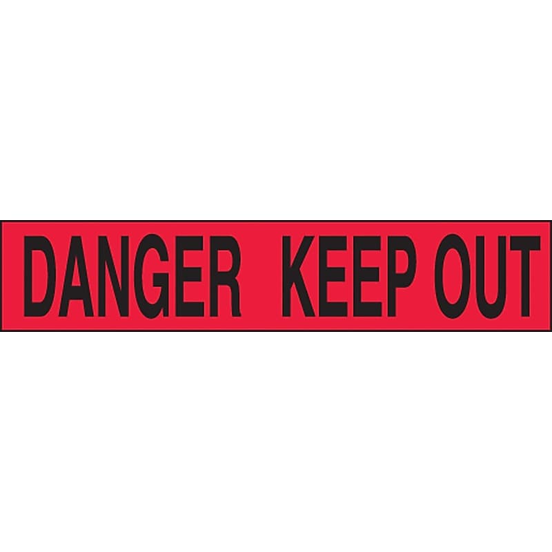 Accuform Plastic Barricade/Perimeter Tape, DANGER KEEP OUT, 3" x 1000-ft (MPT24) image 1