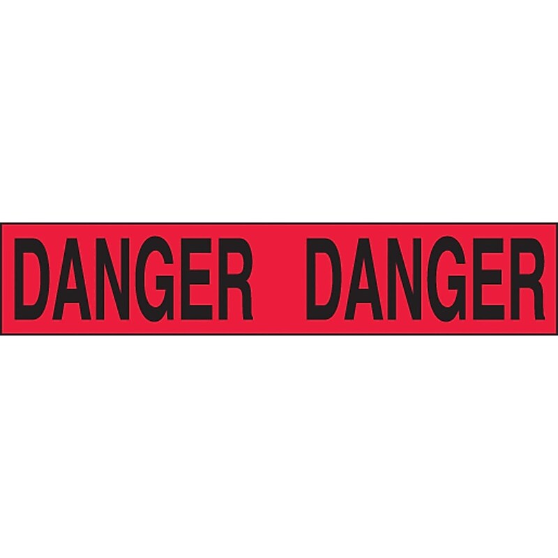 Accuform Plastic Barricade/Perimeter Tape, DANGER, 3" x 1000' (MPT01) image 1