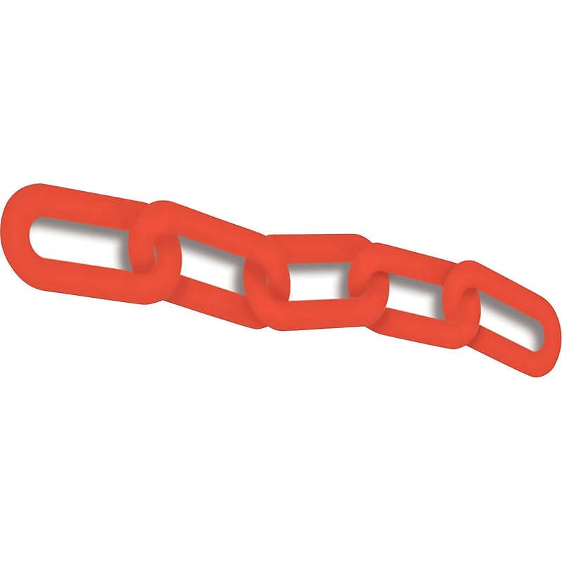 Accuform Plastic Chain for Use with BLOCKADE Stanchion Posts, 100', Red (PRC211RD) image 1