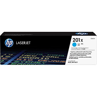 HP 201X Cyan High Yield Toner Cartridge (CF401X)
