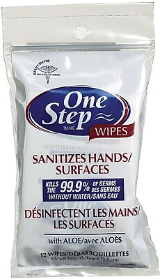 One Step Hand & Surface Wipes with Aloe