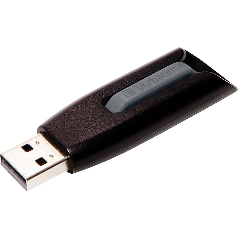 Verbatim Store 'n' Go V3 256GB USB 3.0 Type A Flash Drive, Black (49168) image 1