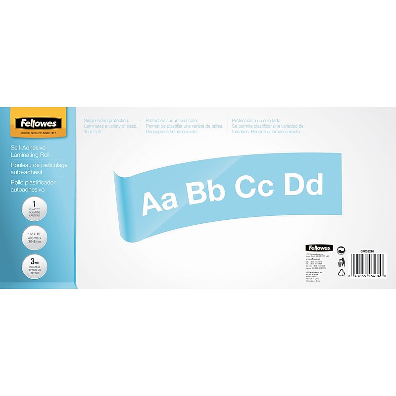 Fellowes Laminating Film Roll, 3 Mil, 16" (5221601) image 1