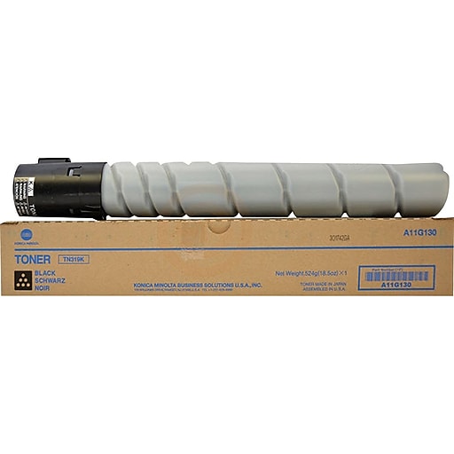 nitrogen fremtid hule Konica Minolta TN-319 Black High Yield Toner Cartridge | Staples