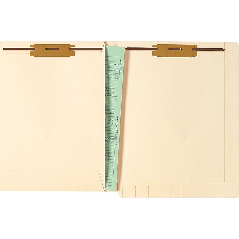Medical Arts Press End tab File Folders, letter size manila, reinforced end tab, 50/Box (53065) image 1