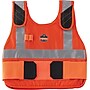 Chill-its 6215HV High Visibility Sleeveless Safety Vest, Orange, S/M (12220)~#|#~s0964051_sc7