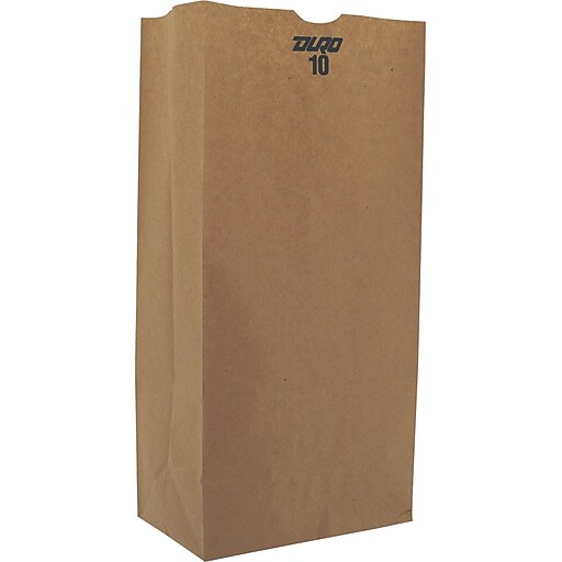 Shop Staples for 10 Paper Bag, 57Lb Base, Brown Kraft, 65/16 X 43/