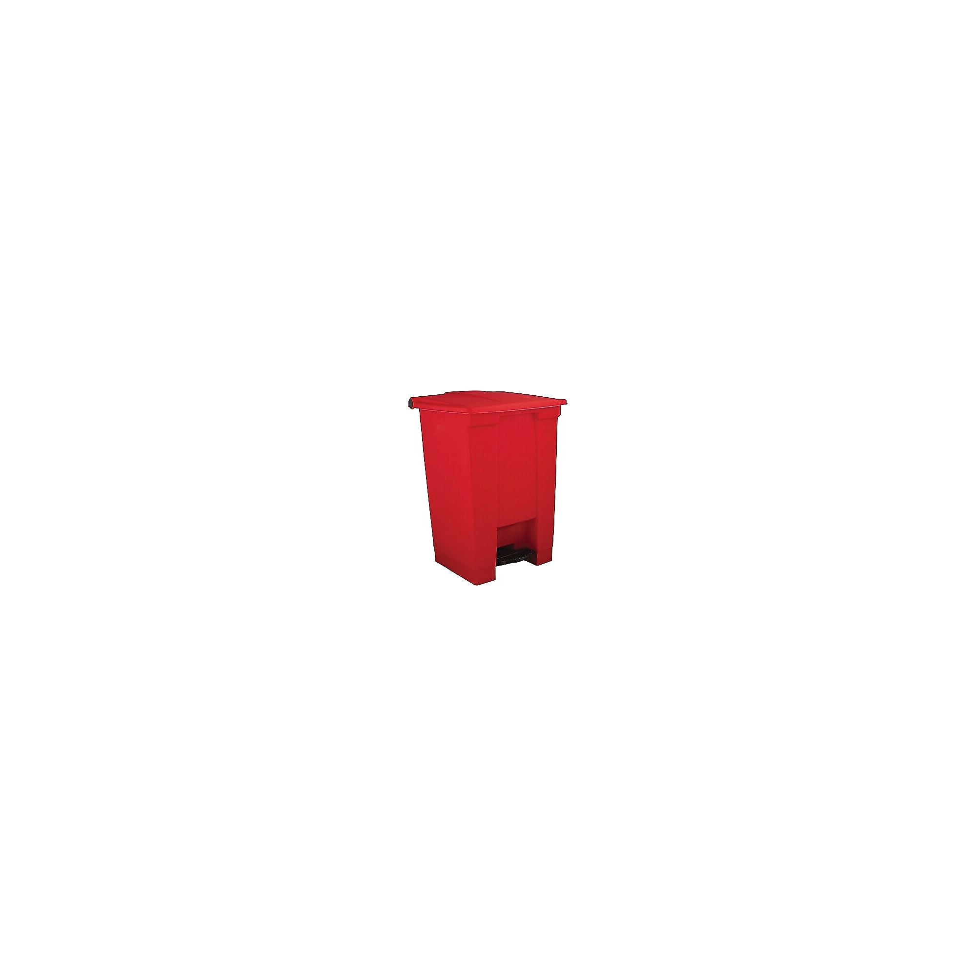 Rubbermaid Polyethylene Step Trash Can, Red, 12 gal. (FG614400RED) Sansujyuku sansujyuku.com