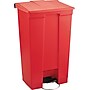 Rubbermaid Polyethylene Step Trash Can, Red, 23 gal. (FG614600RED)~#|#~s0968547_sc7